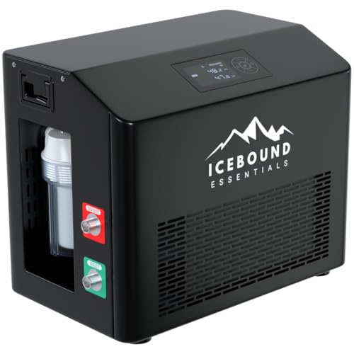 EcoPro Cold Plunge Chiller - 0.5HP Cold + Hot with Dual Filtration, Ozone Sanitation, WiFi | Perfect for Ice Baths and Universal Compatability