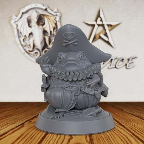 AUSPDICE Amphibious Swashbuckler, 28mm Pirate Captain, DND Miniatures-AS193