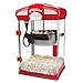 West Bend 82515 Hot Theater Style Popper Machine with Nonstick Kettle Includes Measuring Cup Oil and Popcorn Scoop, 4-Ounce, Red
