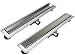 Produktbild VBChome Duschrinne 60 cm Ablauf Bodenablauf Edelstahl befliesbar Selbstreinigender Siphon mit Geruchsstop mit Haarsieb 50-120 cm Ablaufrinne für Badezimmer Duschablauf sehr flach Komplettset