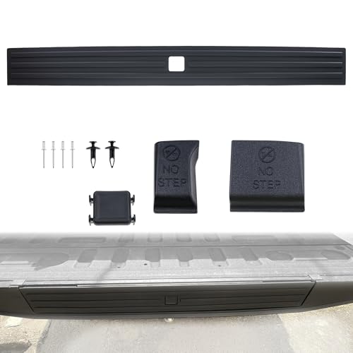 LEVANLIGHTING Tailgate Molding Trim Flex Step Cap Top Trim Protector Cover w/Release Button Compatible with 2015-2020 Ford F-150, Replace# FL3Z9940602B FL3Z-9940602-B FO1904135 by LEVANLIGHTING - Used condition - CA$40.82