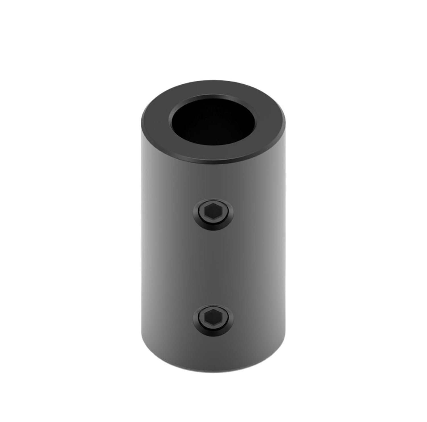 Rigid Coupling,Stainless Steel Rigid Coupling 1pcs D14L25 Aluminum Alloy Couplings Black Flexible Shaft Coupler 3D Printers Stepper Motor Parts(8mm to 8mm)