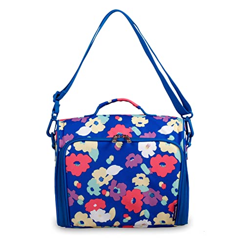 Image of J World Casey Womens Lunch Bag. Cute Insulated Lunch-Box for Teen Girls, Petals