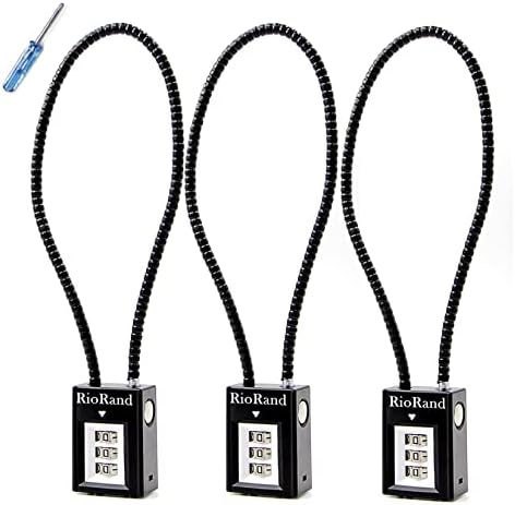 Trigger lock 3 Digit Combination 15 Inch Gun Cable Lock(3PCS)