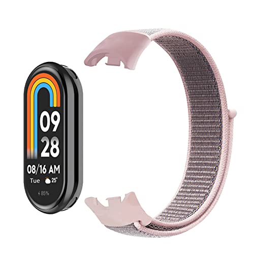 [LuFiYa] �����o���h Xiaomi Smart Band 10 / Xiaomi Smart Band 9 / Mi 8 �Ή� �����x���gMi �X�}�[�g�o���h 10 / Mi 9 / Mi 8 ���i�C�����f�ރX�|�[�c���[�v�x���g �E���֗� �y�� �_