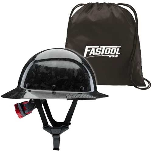 Lift HDCF-24MKG - Dax Forged Carbon Gloss Hard Hat with Tote Bag