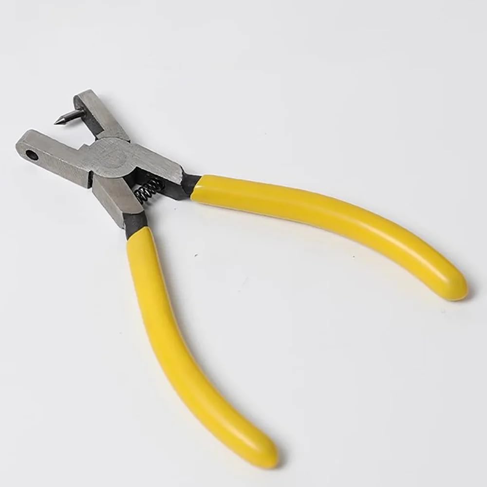 High-Temperature Resistant Tungsten Steel Needle Punch Pliers, Glass Bead Jewelry Pendant Drilling Tool for DIY Lampwork Crafts