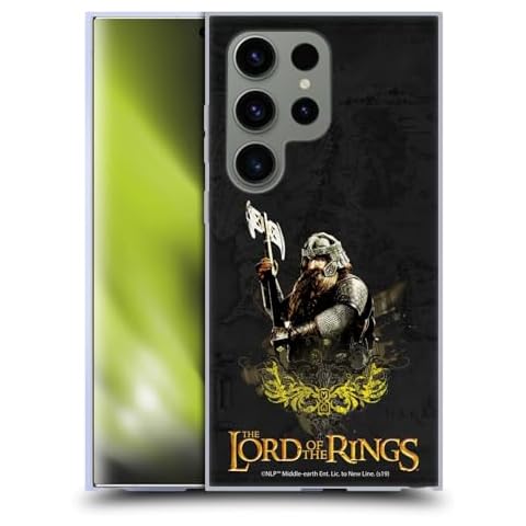 Head Case Designs LOTR Gimli Soft Gel Case for Samsung Galaxy S24 Ultra 5G Cover