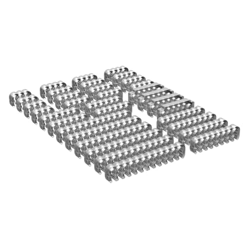 34Pieces PVC Line Guides Sleeved Cord Arrangers for 2.0-2.4mm Power Supply Lines Computer Management Cable Management Tool