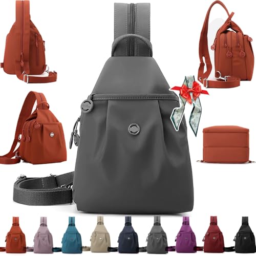 Waterproof 2-Way Commuter Bag, Convertible Travel Bag,Anti-Theft Crossbody Travel Tote Bag, for Fitness, Travel (Grey)