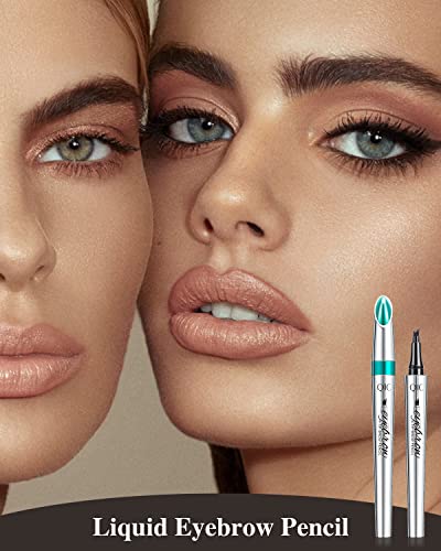 Naseny Light Brown Eyebrow Pencil, Waterproof Brow Pencil With A Micro-Fork Tip Applicator, Creates Natural Long-Lasting And Smudge-Proof Eyebrow Makeup #TOP6