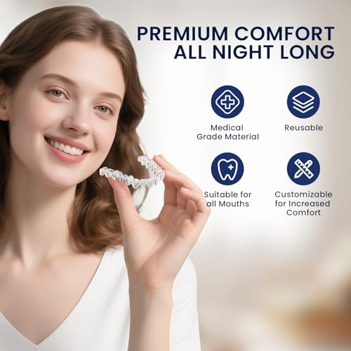 image for EVSEMO Anti Grinding Guard for Clenching Teeth at Night, Mouth Guard f