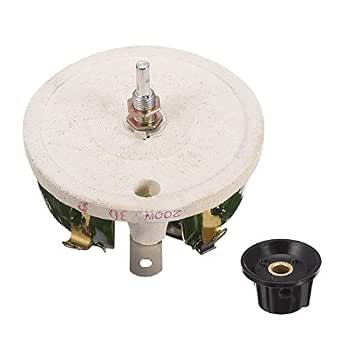 Potenziometro 25W 300 Ohm – Resistenza Variabile In Ceramica – Reostato Tondo - Foto 3