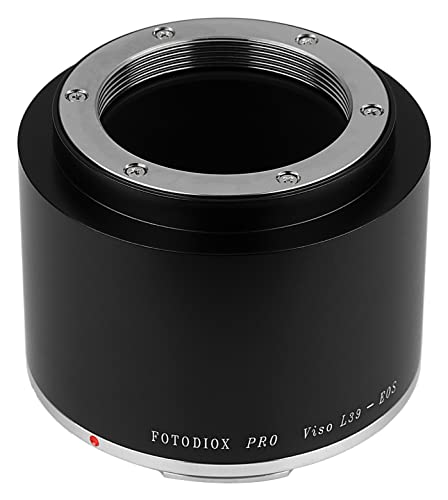 Image of Fotodiox Pro Lens Mount Adapter Visoflex L39 Lens to Canon EOS EF, EF-S Mount Camera Such as EOS 7D, 5D, 60D & Rebel T3