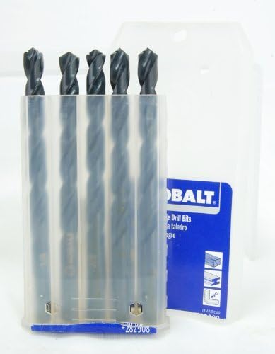 3/8" Black Oxide Twist drill Bit Kobalt Box of 25 Bits