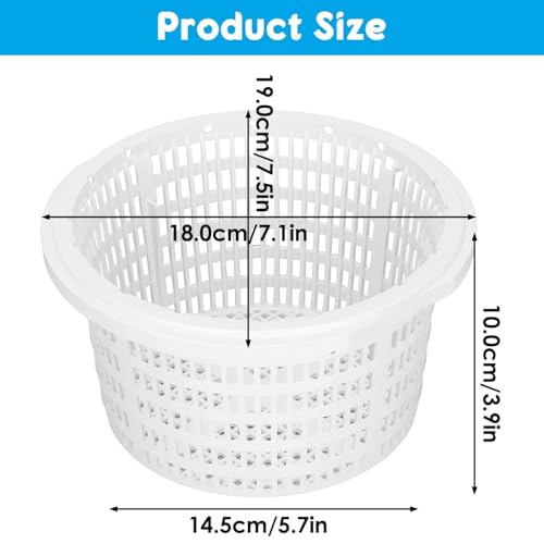 Miniatura 2 de Cesta Para Skimmer De 18 Cm, Cesta De Filtro De Plástico De Skimmer Para Piscina Cestas De Skimmer De Limpieza Para Sp1091lx
