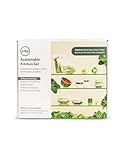 Give your kitchen the planet-friendly upgrade it deserves with our 14-Piece Sustainable Kitchen Set, an all-in-one food storage system. From covet-worthy containers to innovative wraps, this bundle includes all the sustainable swaps you need to get r...