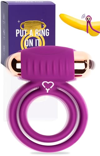 MySecretCase Anello Pene Uomo Sextoys - Anello Vibrante Per Lei E Lui, Vibratore Per Uomo Anello Vibrante, Cock Ring Vibratore Piccolo, Anello Per Erezione, Masturbatore Per Uomini (Put a ring on it)
