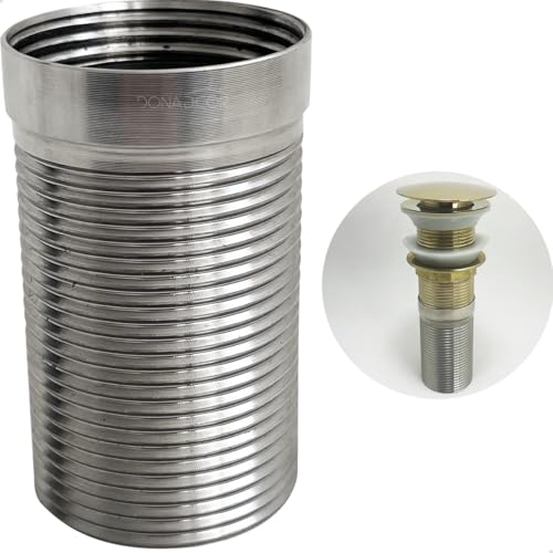 Dona D.cor, Válvula Longa Prolongador 1 1/4 Inox De Ralo De Pia Banheiro 40mm Prolongador Para Valvu