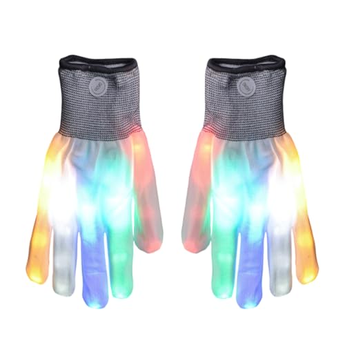 Guantes con luces intermitentes que resuelven tu disfraz nocturno de Halloween
