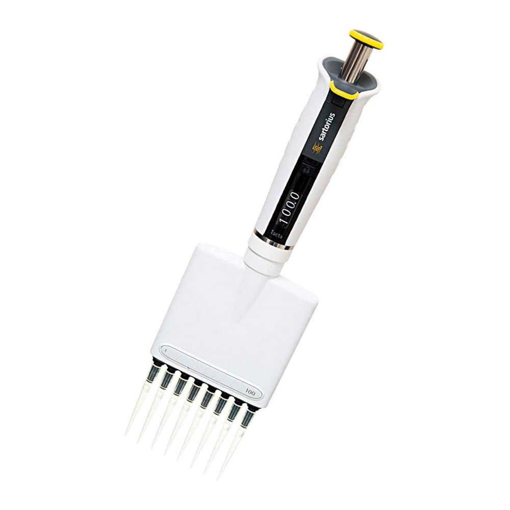 Sartorius LH-729130 Tacta Mechanical Pipette, 8-Channel, 5 µl - 100 µl