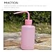 Homoyoyo 6pcs 250ml Pink Plastic Squeeze Bottles Eyelashes Cleaning Bottles Eye Wash Lash Extension Rinse for Beauty Tools
