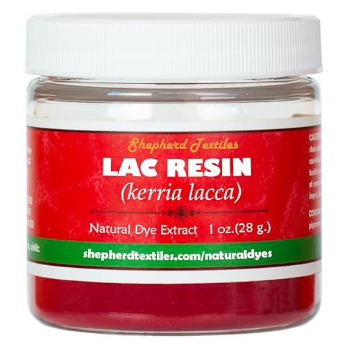 Shepherd Textiles Lac Resin Extract Natural Fabric Dye, 1 oz.