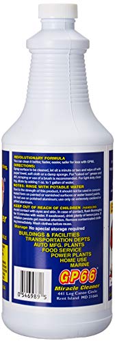 Gp66 Green Miracle Cleaner Super Size! (32 Oz.) Powerful American Made Heavy Duty All Purpose Cleaner Cleans Over 1,000 Surface Types #TOP7