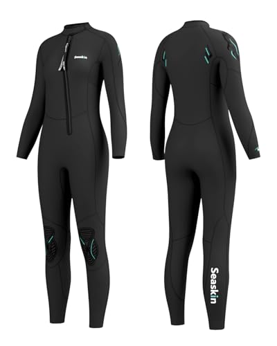 Seaskin Womens Wetsuit 5mm Front Zip Full Wetsuit