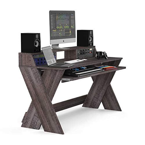 Glorious Sound Desk Pro Walnut Professional Studio Workstation, Walnut #TOP2