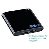 Iphone 30-PIN dock Bluetooth Receivers, Xhonor Latest Bluetooth A2DP Music Audio Receiver Adapter for Bose Sounddock and 30-Pin iPod iPhone Dock Speaker