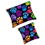 【Perfektes Geschenk】 Die kleine Kosmetiktasche hat viele Muster für Sie zur Auswahl. Diese weiche und langlebige Make-up-Tasche ist ein perfektes Geschenk für Ihre Freunde, Mutter oder Tochter, Familie an Geburtstagen, Muttertag, Weihnachtstag, Valentinstag und anderen Festen