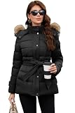 PAPILLON D’OR Belted Mid-Length Puffer