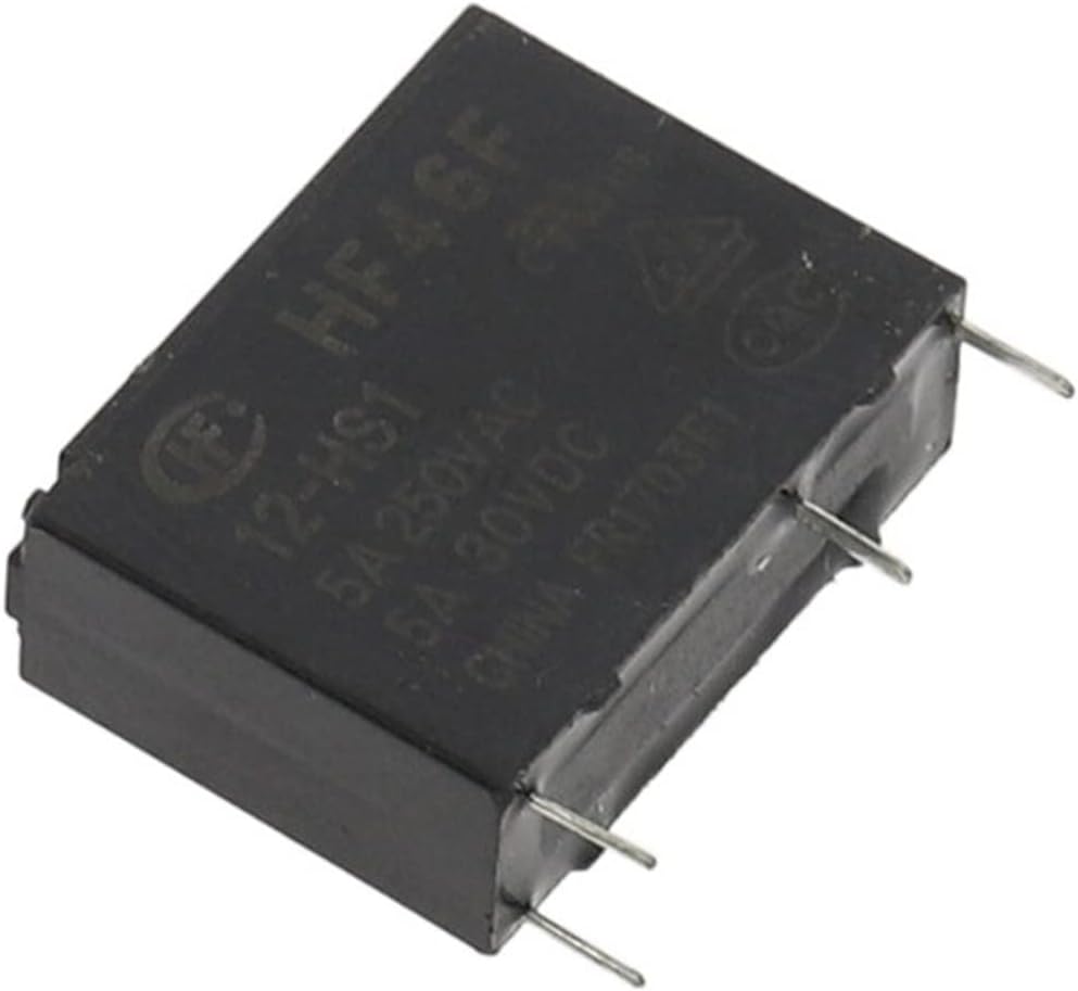 10PCS 4PIN HF46F-024-HS1 HF46F-012-HS1 HF46F-005-HS1 HF46F 24-HS1 5 12-5A250VAC Relay