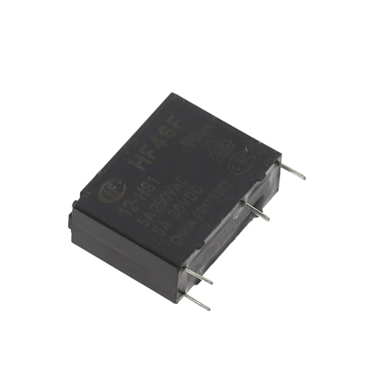 GJZIFGFWQ 10PCS 4PIN HF46F-024-HS1 HF46F-012-HS1 HF46F-005-HS1 HF46F 24-HS1 5 12-5A250VAC Relay