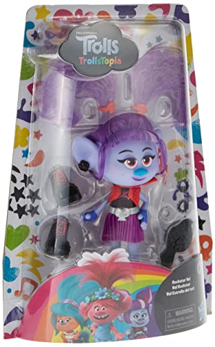 Muñeca DreamWorks TrollsTopia Rockstar Val con accesorios