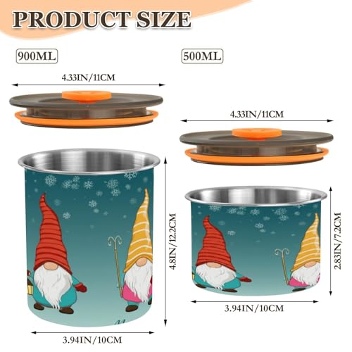 Envase hermético de acero inoxidable STAYTOP 900 ml miniatura 2