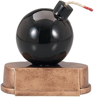 Bomb Trophy with 3 Lines of Custom Text