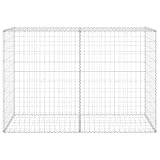 Homgoday Muro de contención de Piedra Muro de gaviones con Cubiertas Acero galvanizado 150x60x100 cm