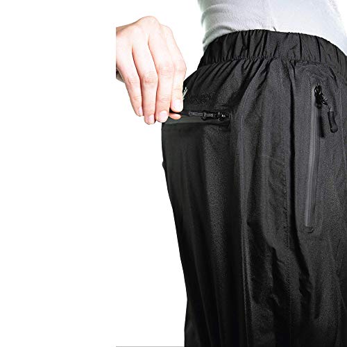 Frogg Toggs Women's Java Toadz 2.5 Ultra Light Waterproof Breathable Rain Pant , Black, Medium #TOP4