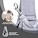 Dog Carrier Sling - Reversible Puppy Carrier Purse with Storage Pocket, Hand-Free Dog Sling Carrier for Carry Small Dogs and Cats, Travel Safety Harness, Dog and Cat Harness (Gray)