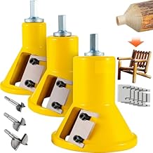 Happybuy Tenon Cutter, 25.4mm & 38mm & 50.8mm, Premium Aluminum & Steel Log Furniture Cutter, Dual Straight Blades, Button Screws, Home Master Kit, Commercial Starter Tool