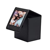 HIYQIN Photo Box for Instax Square SQ Film, Square Photo Holder, Photo Storage Box Compatible with Fujifilm Instax Square SQ1 SQ20 SQ40 SQ10 SQ6 SP-3 Instant Cameras - Black - Image 2