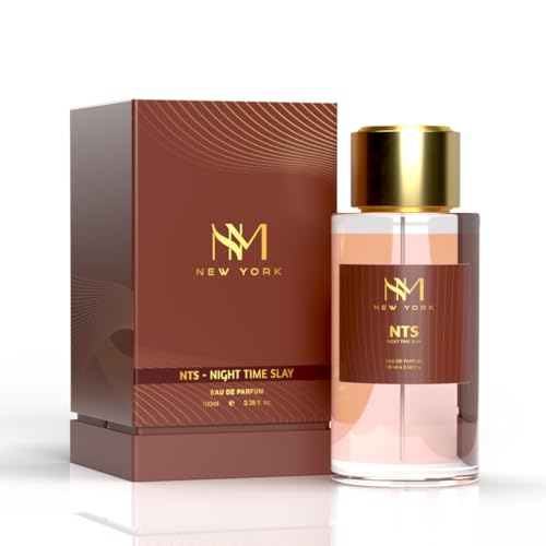 NM New York Night Time Slay Luxury Perfume For Men | Premium Long Lasting Fragrance Spray | With Aromatic Blend of Herbal & Woody Notes | Perfume For Men | 100 ml