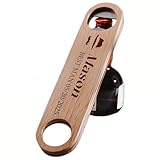 Abridor De Botellas De Madera Personalizado Con Nombre Y Fecha Grabado, Abridor De Botellas De Cerveza Personalizada Para Favor De Boda, Regalo De Padrinos De Boda, Regalo Para Papá O Esposo(1pcs)