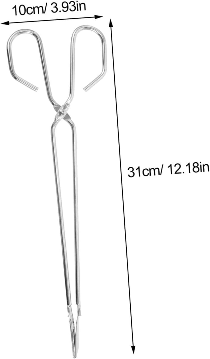 Barbecue Fireplace Tong Xmas Iron Grab Tool for Firewood