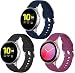 Produktbild Abasic kompatibel mit Huawei Watch GT 2 (42mm) / Honor Watch Magic 2 (42mm) Soft Silikon Classic Ersatz Uhrenarmbänder (20mm, Pattern 0)