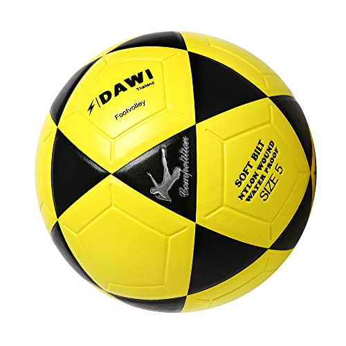 Bola De Futevôlei Altinha Dawi Competition Oficial Futvolei (AMARELO E PRETO)