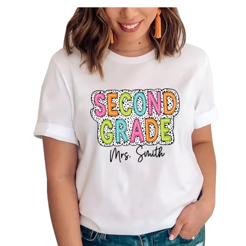 Personalized Teacher Shirt, Custom Teacher Dalmatian Dot Shirt, Back to School Shirt, Teacher Appreciation Gift2