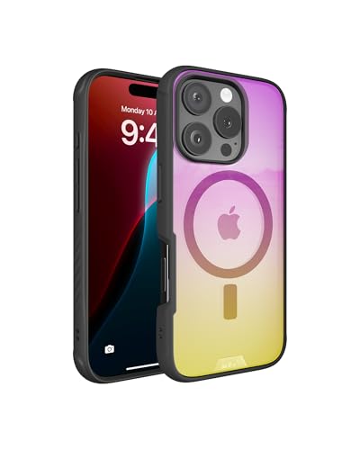 Mous for iPhone 16 Pro Max Clear Case MagSafe Compatible - Clarity 3.0 Iridescent - Protective Scratch Resistant Crystal Clear & Slim Design